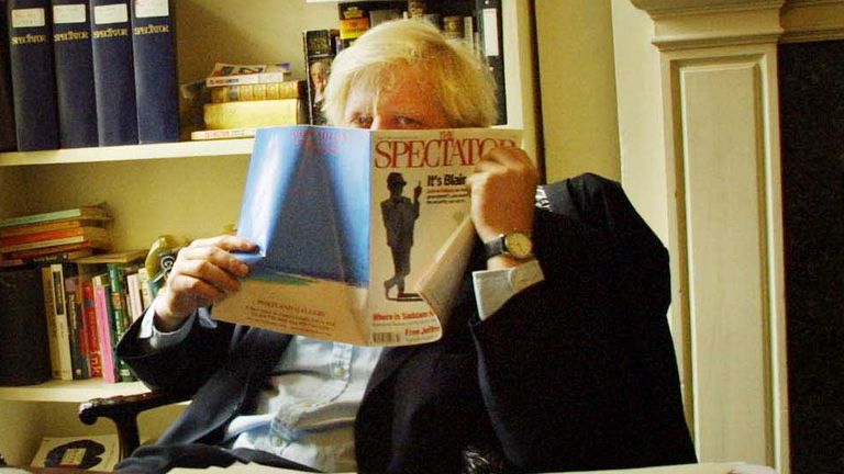 MANDATORY CREDIT - Pic: David Sandison/The Independent/Shutterstock

Boris Johnson. Editor of The Spectator in his office. 6/6/2003
Boris Johnson. Editor of The Spectator in his office. 6/6/2003

6 Jun 2003