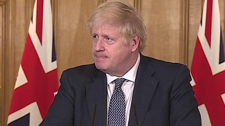 Boris Johnson suggests that the government are looking at the usefulness of face masks