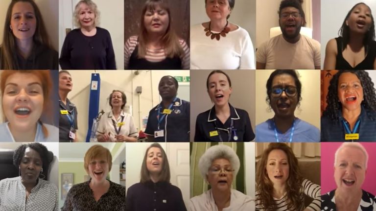 Breathe Harmony NHS choir -Anytime You Need A Friend