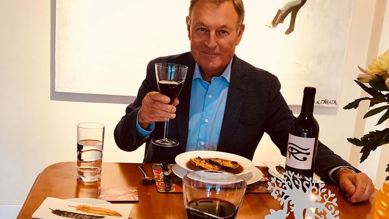 Dressing up for dinner. A night on the town at home