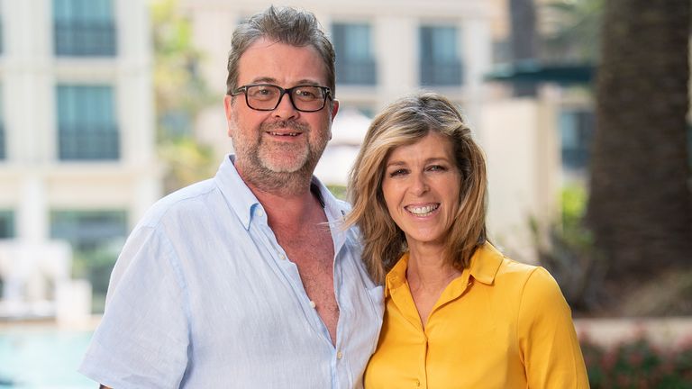 Derek Draper et Kate Garraway.  Pic: James Gourley / ITV / Shutterstock