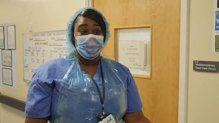 A few weeks ago, Tajah Duncan served as BA cabin crew. Now, she&#39;s helping out in the hospital