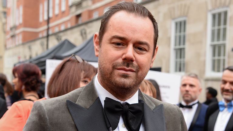 Danny Dyer attends The Olivier Awards with Mastercard at the Royal Albert Hall on April 07, 2019 in London, England.
