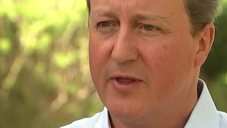 David Cameron reacts to news that Boris Johnson is in intensive care with coronavirus