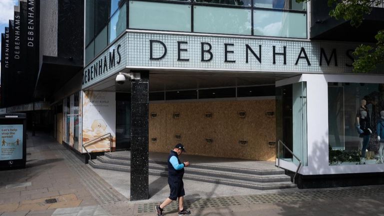 Debenhams department store may become huge gallery as Covid-19