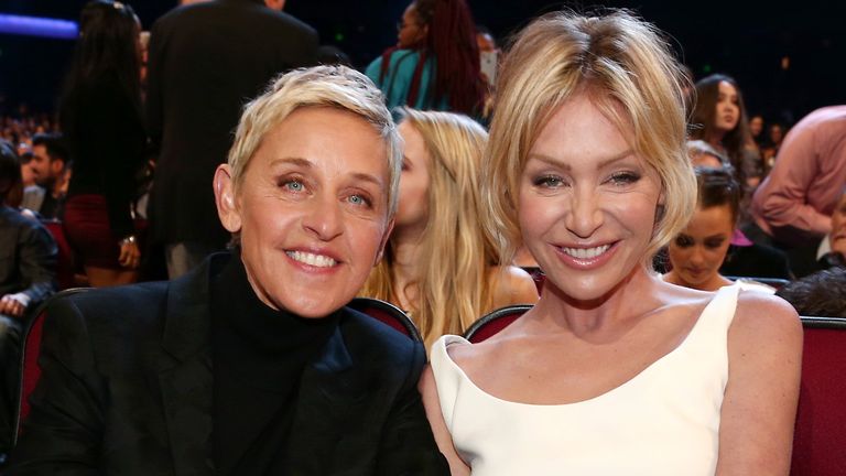 Ellen DeGeneres and wife, actress Portia De Rossi