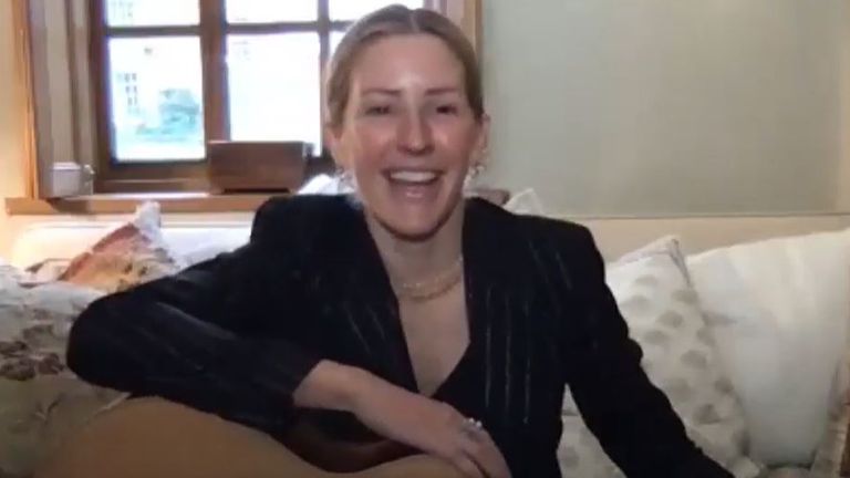 Ellie Goulding sang  Love Me Like You Do for the couple&#39;s first dance