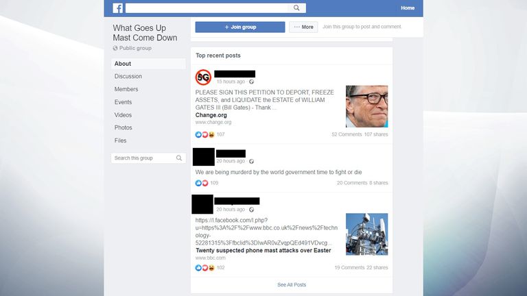 Posts on the page call for users to &#39;fight or die&#39;