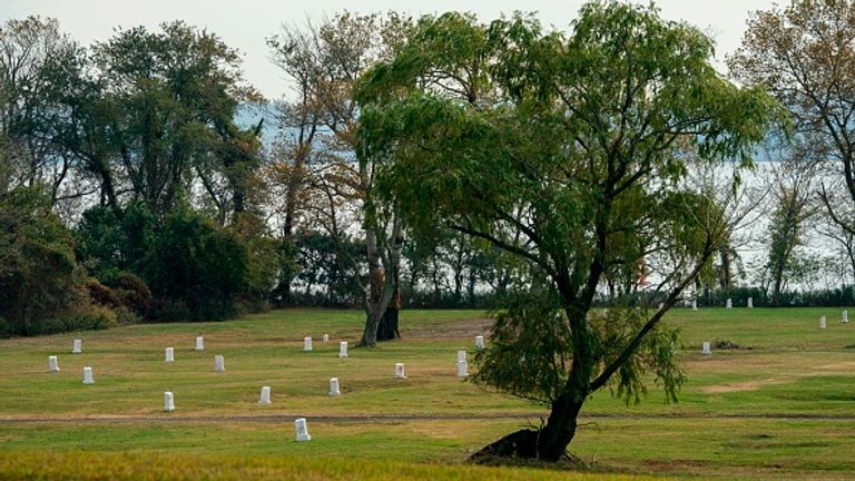 More than a million people are buried on the island