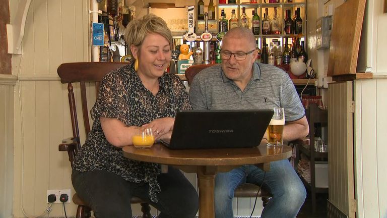 Chats now take place online - rather than in the pub