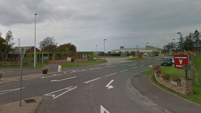 Kinloss Barracks in Scotland. Pic: Google Maps