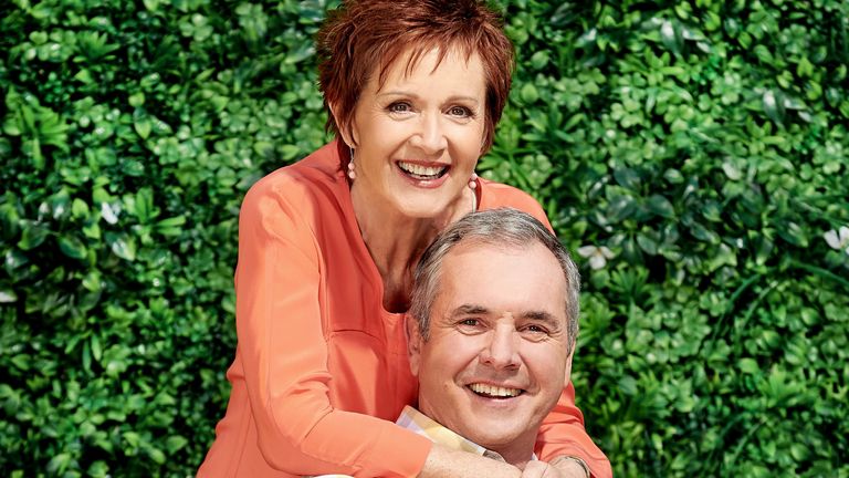 Alan Fletcher and Jackie Woodburne, aka Dr Karl and Susan Kennedy from Neighbours. Pic: FremantleMedia LTD