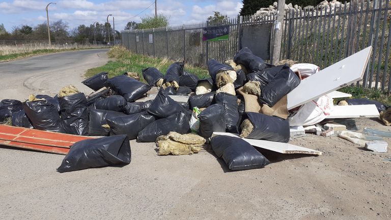  There was a 75% increase in flytipping in the first four weeks of lockdown, ClearWaste said