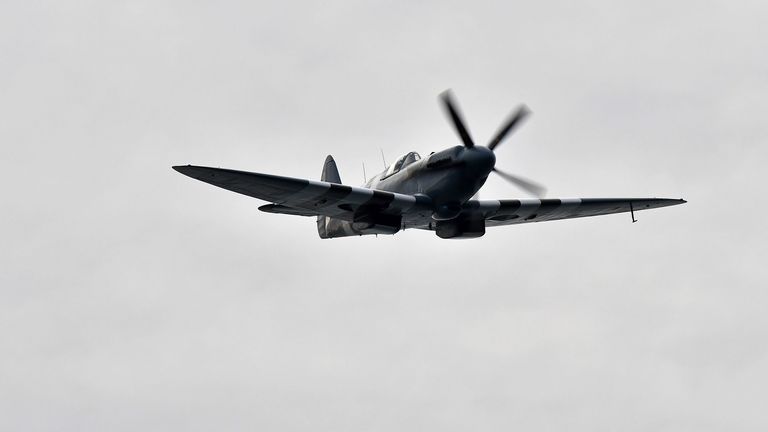 A spitfire and hurricane will fly over Tom Moore&#39;s home