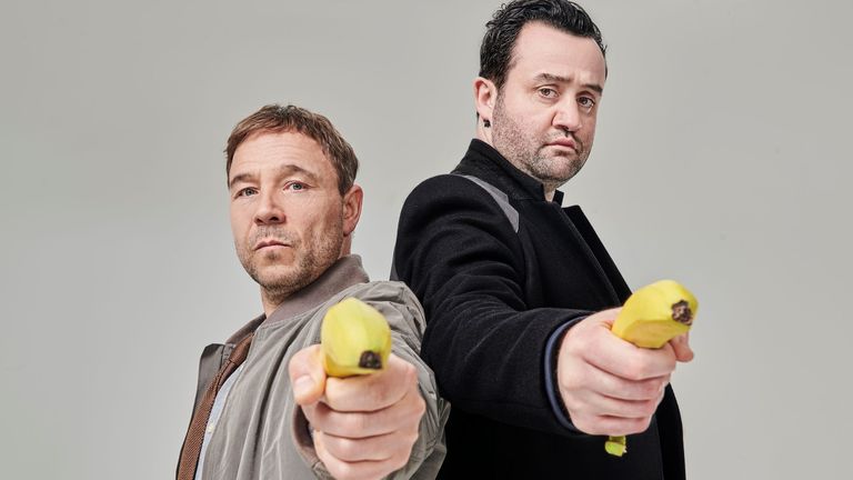 Stephen Graham and Daniel Mays in Code 404. Pic: Andrea Southam/ ©Sky UK Limited