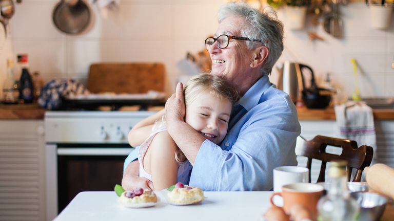 Grandparents have been told they can hug their grandchildren in Switzerland