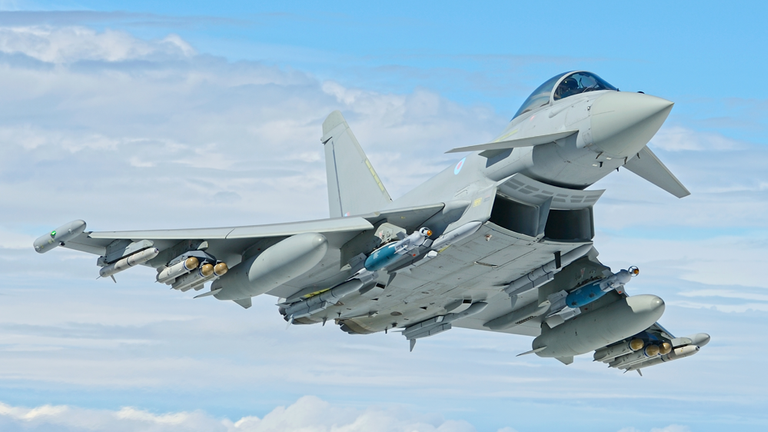 Typhoon T3.  Pic: MoD / SAC Cathy Sharples