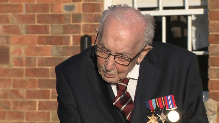 Thomas Moore - army veteran raises more than £8m for the NHS