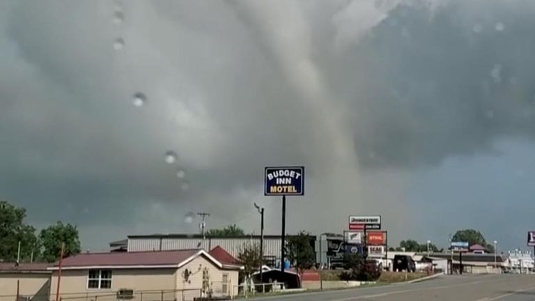 At least two dead as tornado hits Oklahoma | US News | Sky News