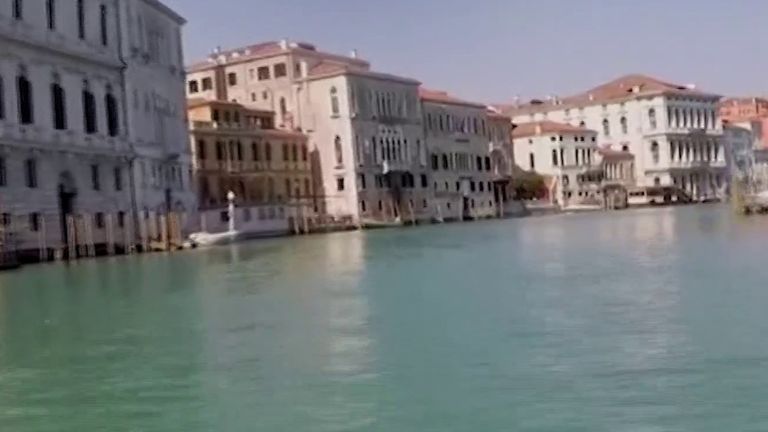 Venice is deserted as coronavirus keeps people off the canals
