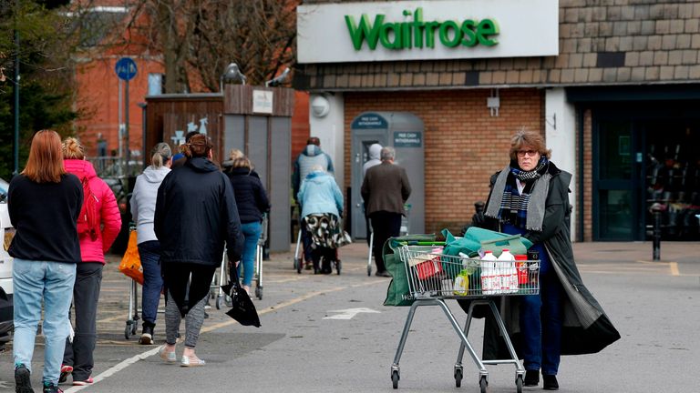 A Waitrose store