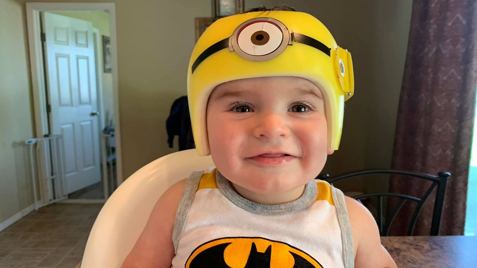 Doorbell video shows delivery driver praying for ill baby at risk of