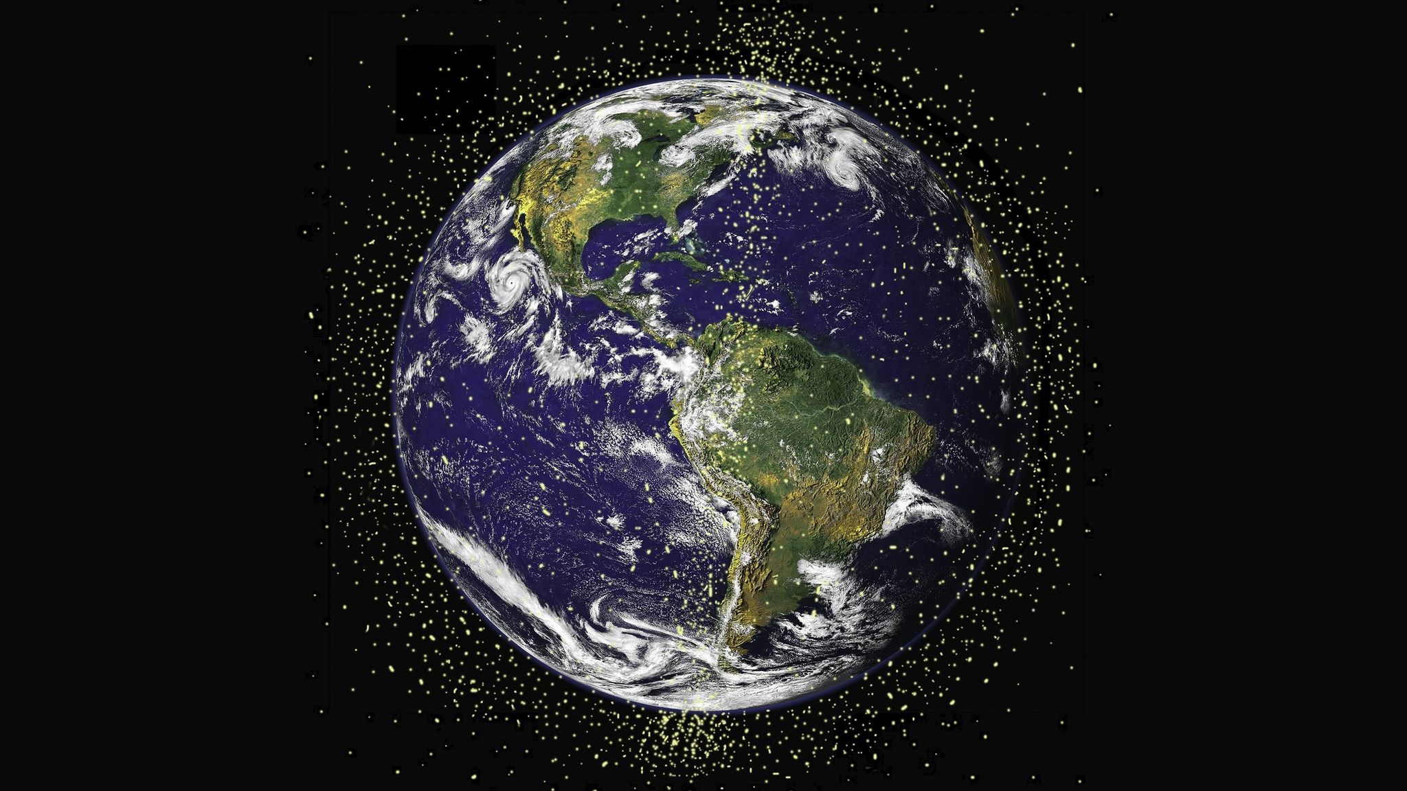洋書 planet junk Watch as 20,000 pieces of space junk accumulate around