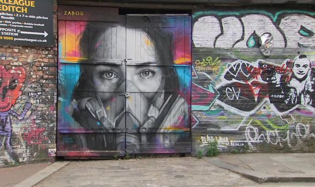 Coronavirus: Artists turn pandemic struggles into street murals