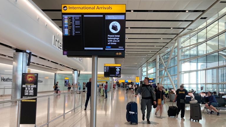 People in Terminal 2 arrivals at London Heathrow, Airport Operators Association (AOA) chief executive Karen Dee said she has not received any details yet about a mandatory 14-day quarantine for all travellers into the UK.
