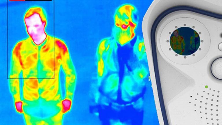 Undated handout photo of a thermal image of a person. Heathrow is to begin temperature screening of passengers, several weeks after the measure was deployed by many other major airports around the world.