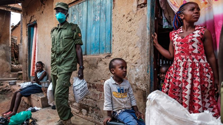 Kampala, Uganda, during lockdown amid the coronavirus pandemic