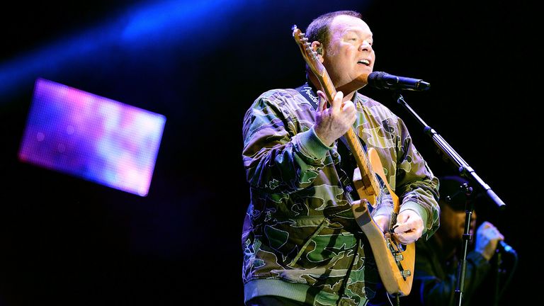Ali Campbell of UB40 performs during Mardi Gras celebration at Universal Orlando on March 11, 2017 in Orlando, Florida