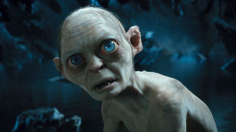 Andy Serkis as Gollum in The Hobbit - An Unexpected Journey