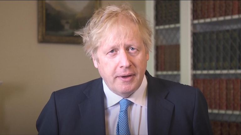 Johnson has said the UK is at the forefront of vaccine research,  pledging to donate £744m to the global coronavirus response.