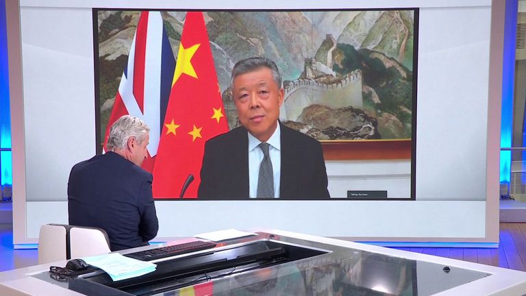 Chinese ambassador to the UK, Liu Xiaoming