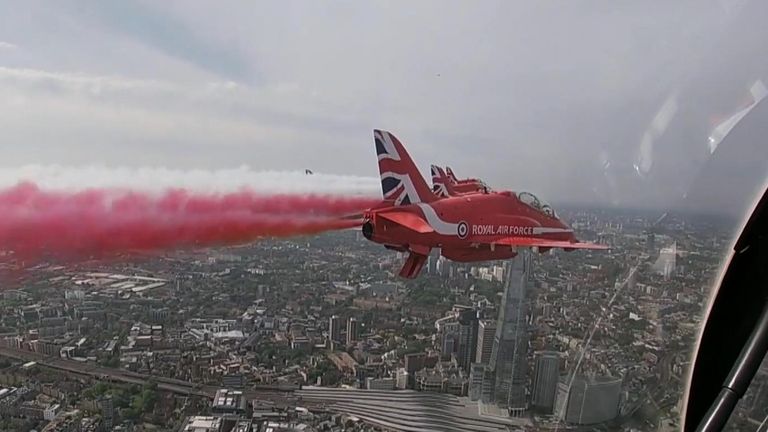 RAF flypast 