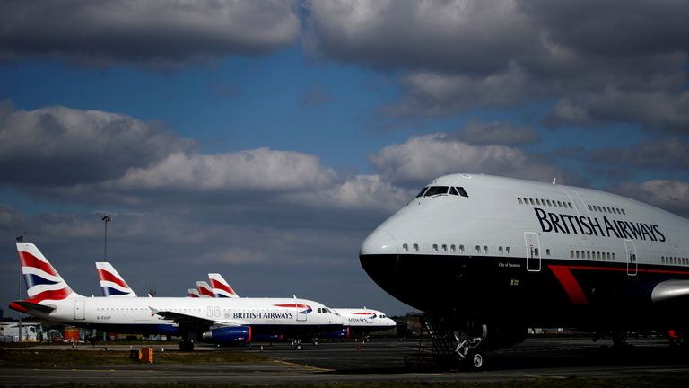 British Airways planes