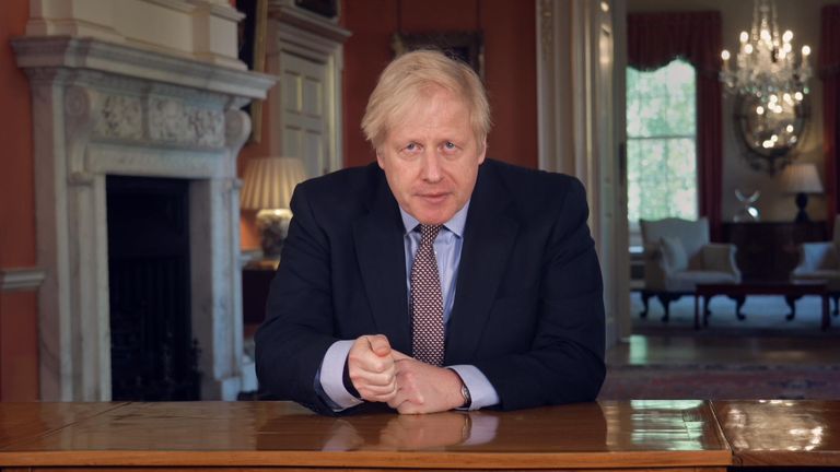 Prime minister Boris Johnson says he &#39;actively encouraged&#39; those who cannot work from home to go to work