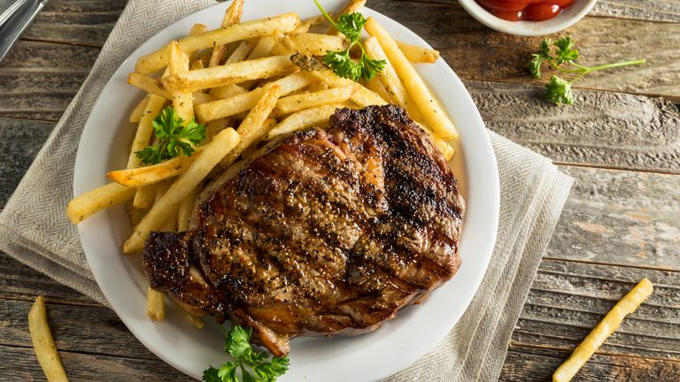 People are being urged to eat more steak and chips