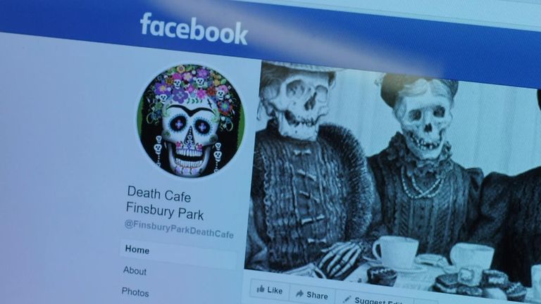 Finsbury Park death cafe&#39;s Facebook page