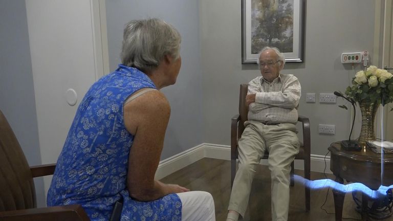 The pair had not seen each other for 11 weeks