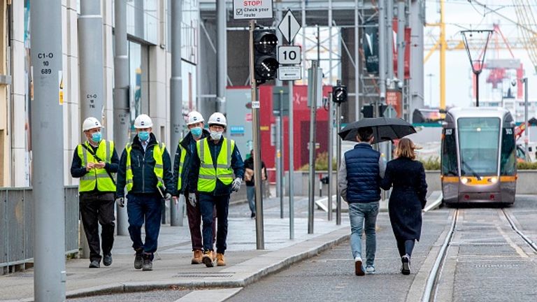 Many construction workers went back to work last week in Ireland