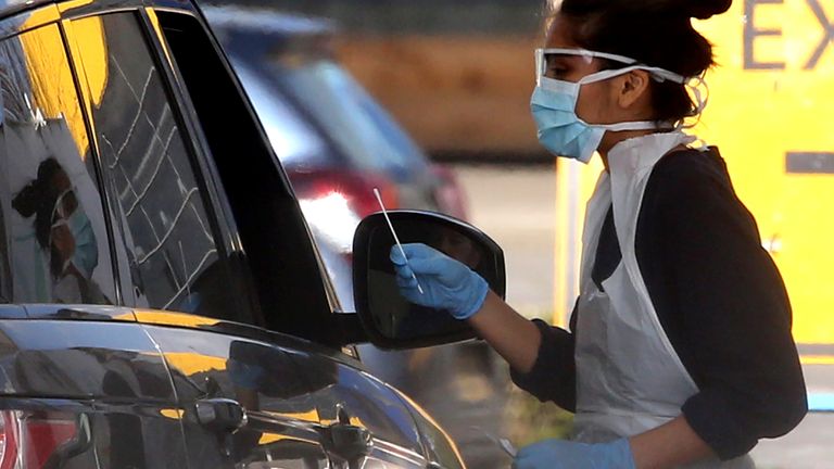 The car parks of some Ikea stores have been used as coronavirus testing centres