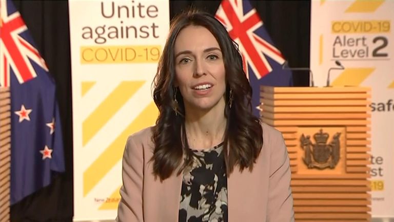 Jacinda Ardern experiences quake during live interview