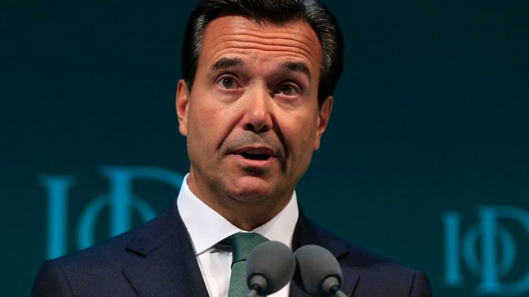 Antonio Horta-Osorio, Group Chief Executive Lloyds Banking Group, addresses the Institute of Directors convention at the Royal Albert Hall, London. 6/10/2015
