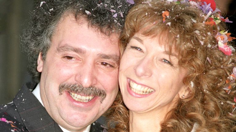 Michael Angelis was previously married to Coronation Street star Helen Worth