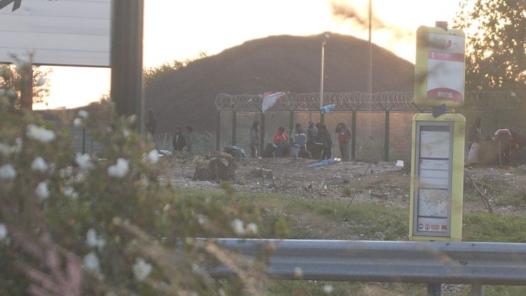 Migrants in Calais