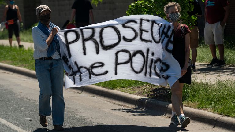 Tensions rose as police left the preccinct