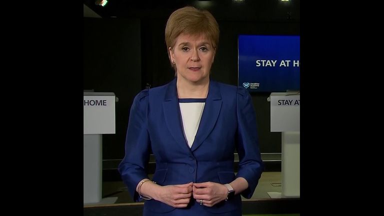 Nicola Sturgeon challenges UK government shutdown rules for a more cautious approach