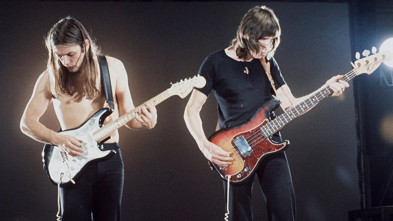 Mandatory Credit: Photo by Crollalanza/Shutterstock (40254b).David Gilmour AND ROGER WATERS.PINK FLOYD - 1971